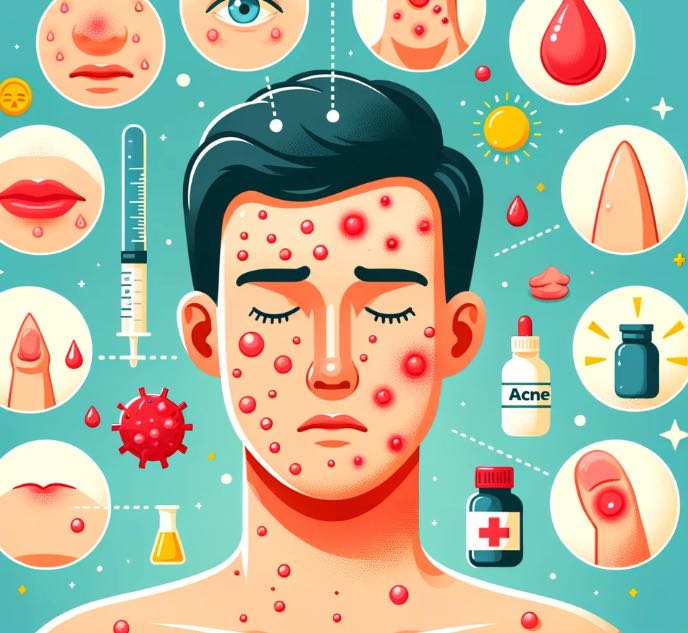 I sintomi dell'acne