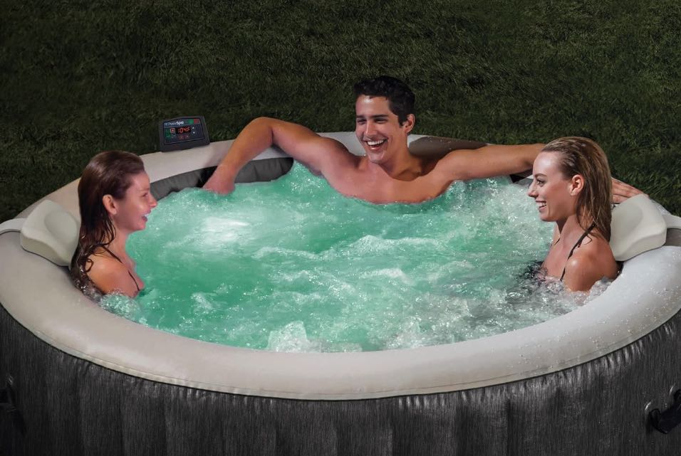 Vasca idromassaggio gonfiabile Intex PureSpa Greywood