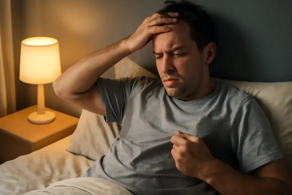 Sudorazione notturna: quando può indicare un problema di salute sottostante